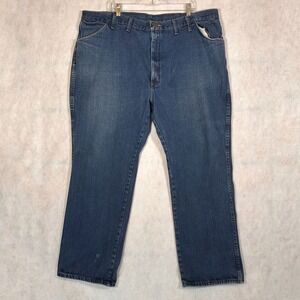 Red Kap Jeans Mens 46x32 Toyota Work Blue Good Straight Leg Denim Pants PD52TY